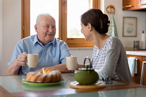 Gemeinsam Kaffee trinken